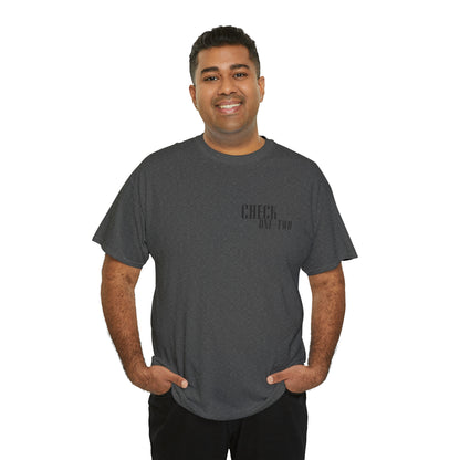CHECK ONE TWO Heavy Cotton Tee
