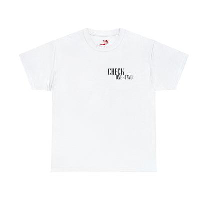 CHECK ONE TWO Heavy Cotton Tee