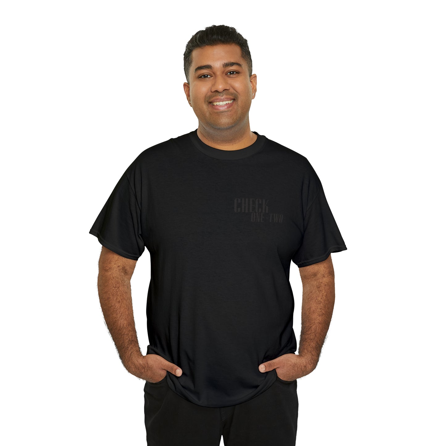 CHECK ONE TWO Heavy Cotton Tee