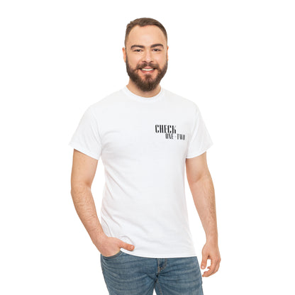 CHECK ONE TWO Heavy Cotton Tee