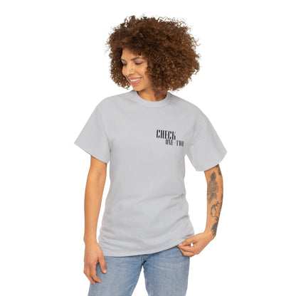 CHECK ONE TWO Heavy Cotton Tee