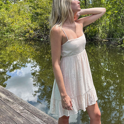 Hidden Valley Sundress Ivory