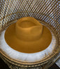 Tan Hat - Teardrop Crown Wool Hat