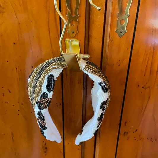 Striped Leopard Headband