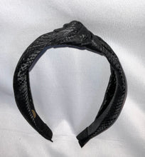 Black Python Headband